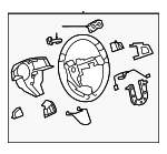 22982691 - : Part# 22982691 Cocoa Steering Wheel for Cadillac: CTS Image