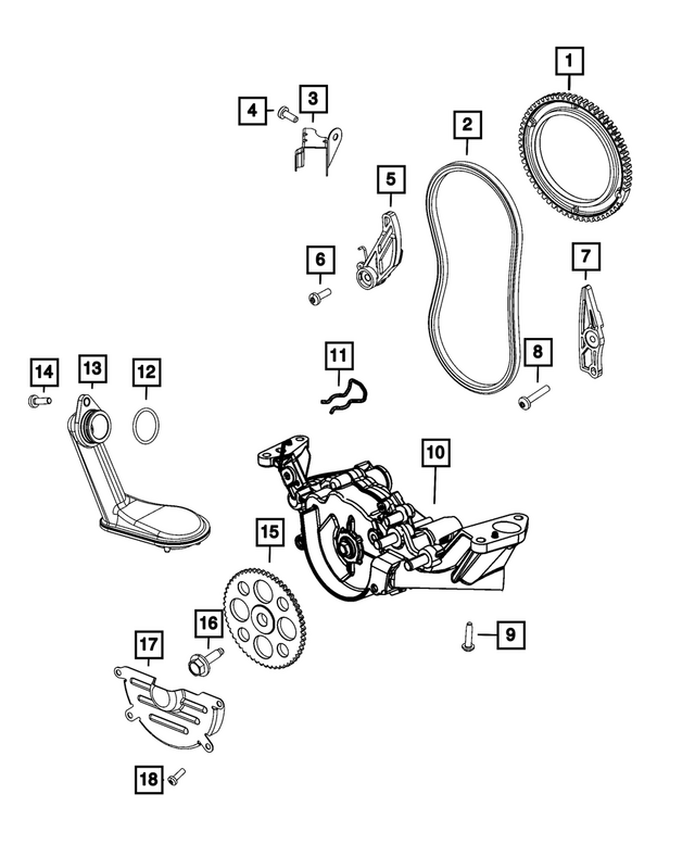 68472749AB - Engine: Chain Tensioner for Mopar Image