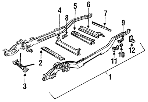 Frame & Components for 1992 GMC Yukon #0