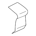 41219241307 - Body: Quarter Panel Backing Plate for BMW: X3 Image