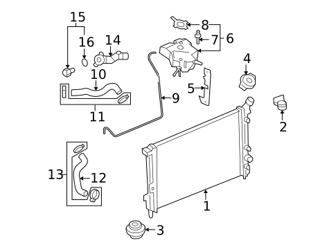 Thermostat & Housing for 1990 Chevrolet Celebrity #1