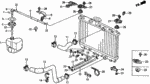 19107PA0000 - Electrical/Exhaust/Heater/Fuel: CLIP, RESERVE TANK JOINT for Honda Image