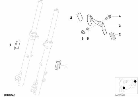 Side Marker Lamps, Reflectors for 2008 BMW-Motorrad F 650 GS #0