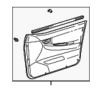 6762002K20E0 - Body: Door Trim Panel for Toyota: Corolla Image