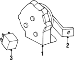 25609546 - Electrical: Horn Bracket for GM Image