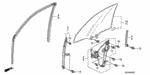90132SD4000 - Body/Air Conditioning: BOLT-WASHER (6X16) for Acura Image