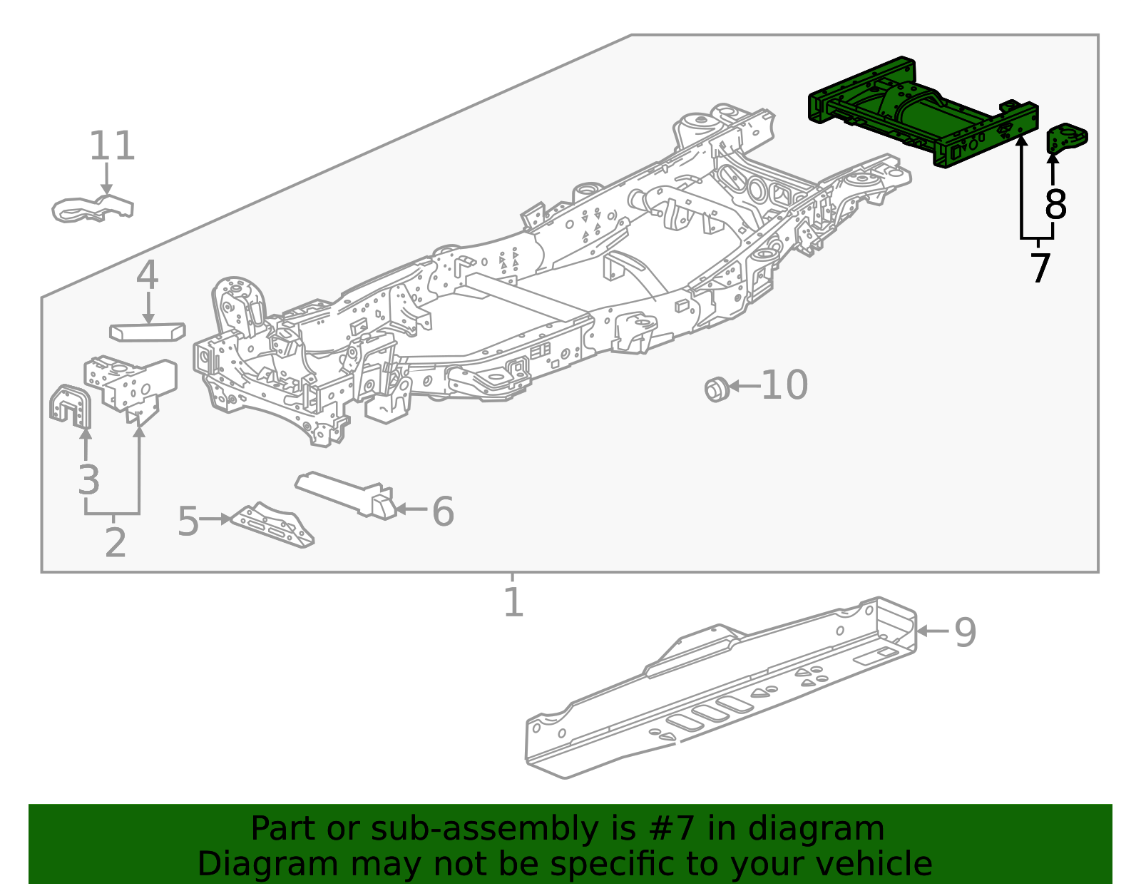 2021-2025 GM Rear Section 86556639 | Capital Chevy Parts