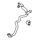 17125A3B5D5 - Cooling System: Front Hose for BMW Image