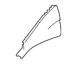 EK4Z6102504A - Body: Body A-Pillar Reinforcement for Ford Image
