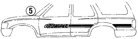 Stripe Tape for 1994 Toyota 4Runner #0