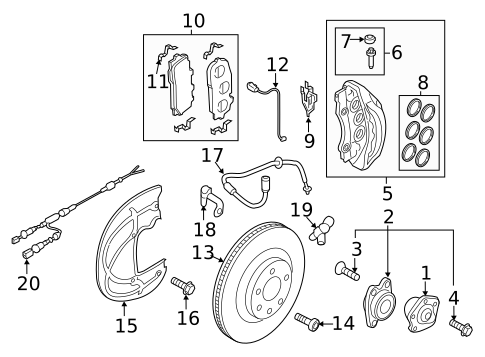 Brake Components for 2022 Audi SQ7 #0