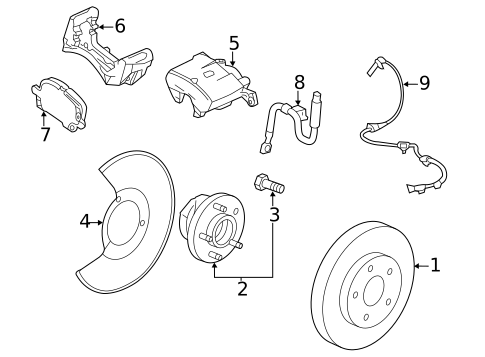 Drums & Rotors for 2011 Saab 9-5 #0