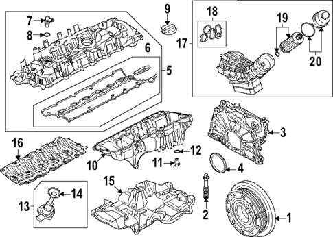 Engine Parts for 2024 BMW 540i xDrive #0