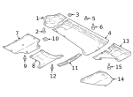 80B863822D - Body: Inner Shield for Audi Image
