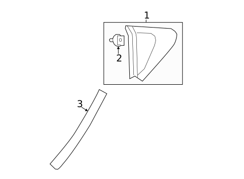 Exterior Trim - Quarter Panel for 2016 Mazda 6 #0