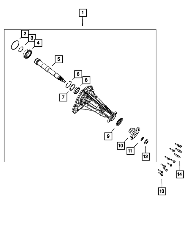 « 68172188AA – 65RFE; 6-Speed; Automatic Transmission : Fourche De L’arbre De Transmission Trousse De Joints pour Mopar Image »
