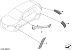 63147953891 - : Side Marker Light, Rear, Left for BMW Image