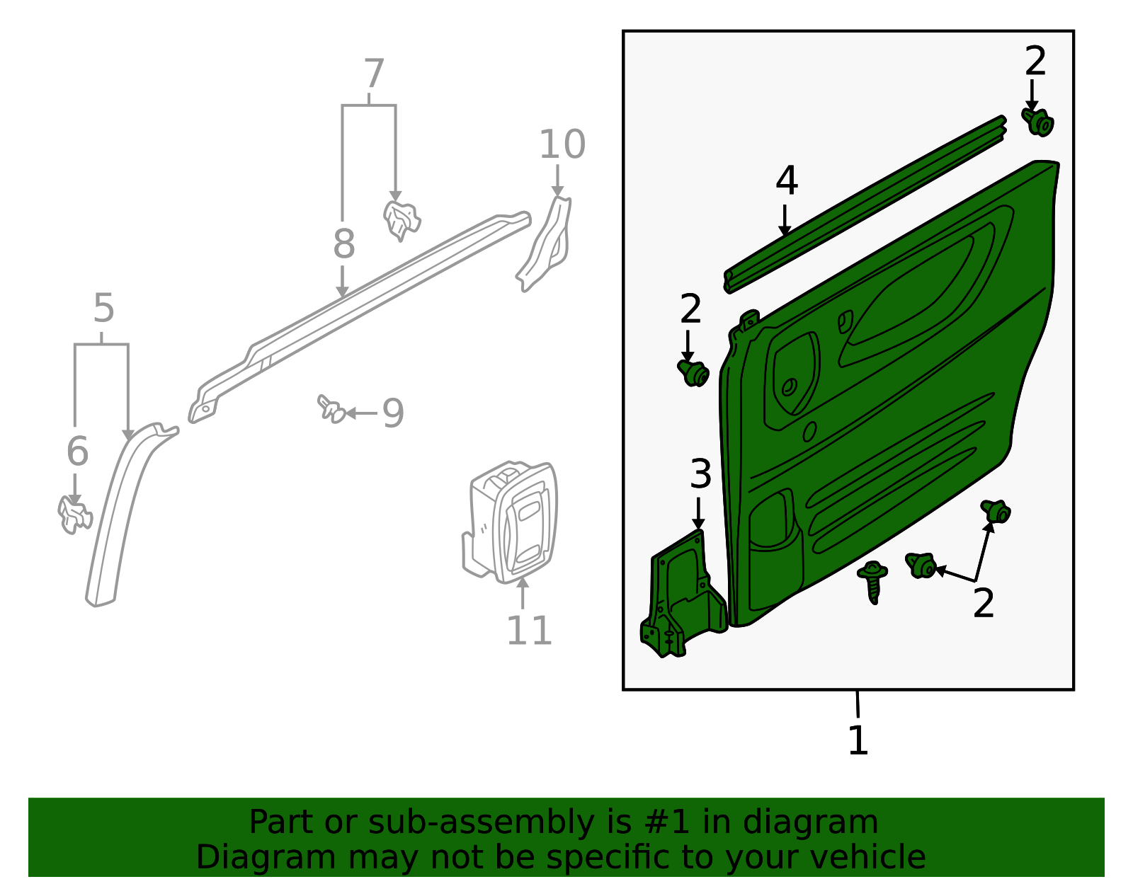 LC73-68-520M-80 - Door Trim Panel - 2002-2003 Mazda MPV | Mazda Swag
