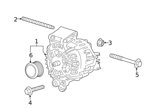 Alternator/Generator & Related Components for 2015 Ford Fiesta #0