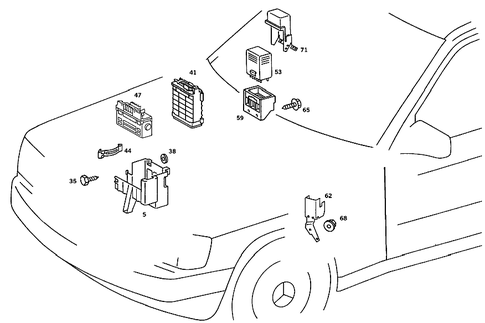 Control Units for 1989 Mercedes-Benz 190 E #5