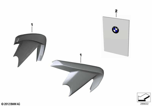 77318527006 - Design: Slipstream Deflector for BMW-Motorrad Image