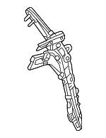 553060E160 - Body: Center Brace for Lexus: RX350, RX350h, RX450h+, RX500h Image