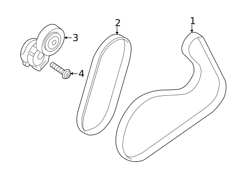 Belts & Pulleys for 2015 Volvo XC60 #0