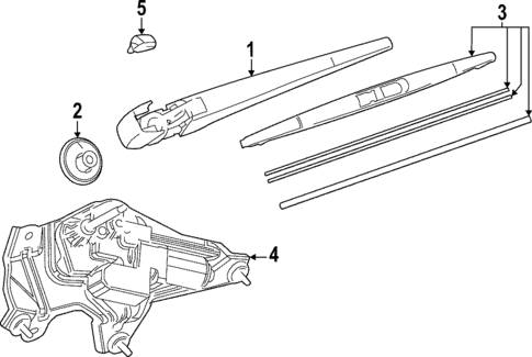 Wiper & Washer Components for 2024 Lexus LX600 #1