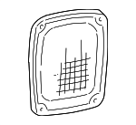 D7TZ13450A - Electrical: Lens for Ford: F-150, F-250, F-250 Super Duty, F-350, F-350 Super Duty, F-450 Super Duty, F-550 Super Duty Image