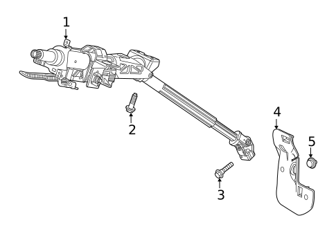 Steering Column Assembly for 2025 Acura RDX #0