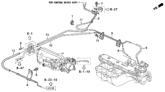 Install Pipe - Tubing ('95-'96) for 1995 Honda Odyssey #0