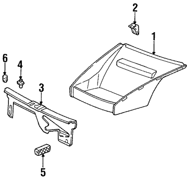 99970303650 - Body: Front Cover Bumper for Porsche Image