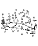 68073797AA - Cooling: Charge Air Cooler Shroud, Right for Mopar Image
