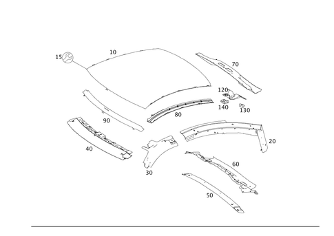 Roof for 2021 Mercedes-Benz AMG GT Black Series #0