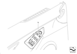 61316939126 - : Window Lifter Switch, Driver Side for BMW Image