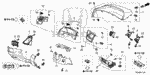 77317TR6C01 - Interior/Bumper: SCREW, TAPPING (4X12) for Honda Image