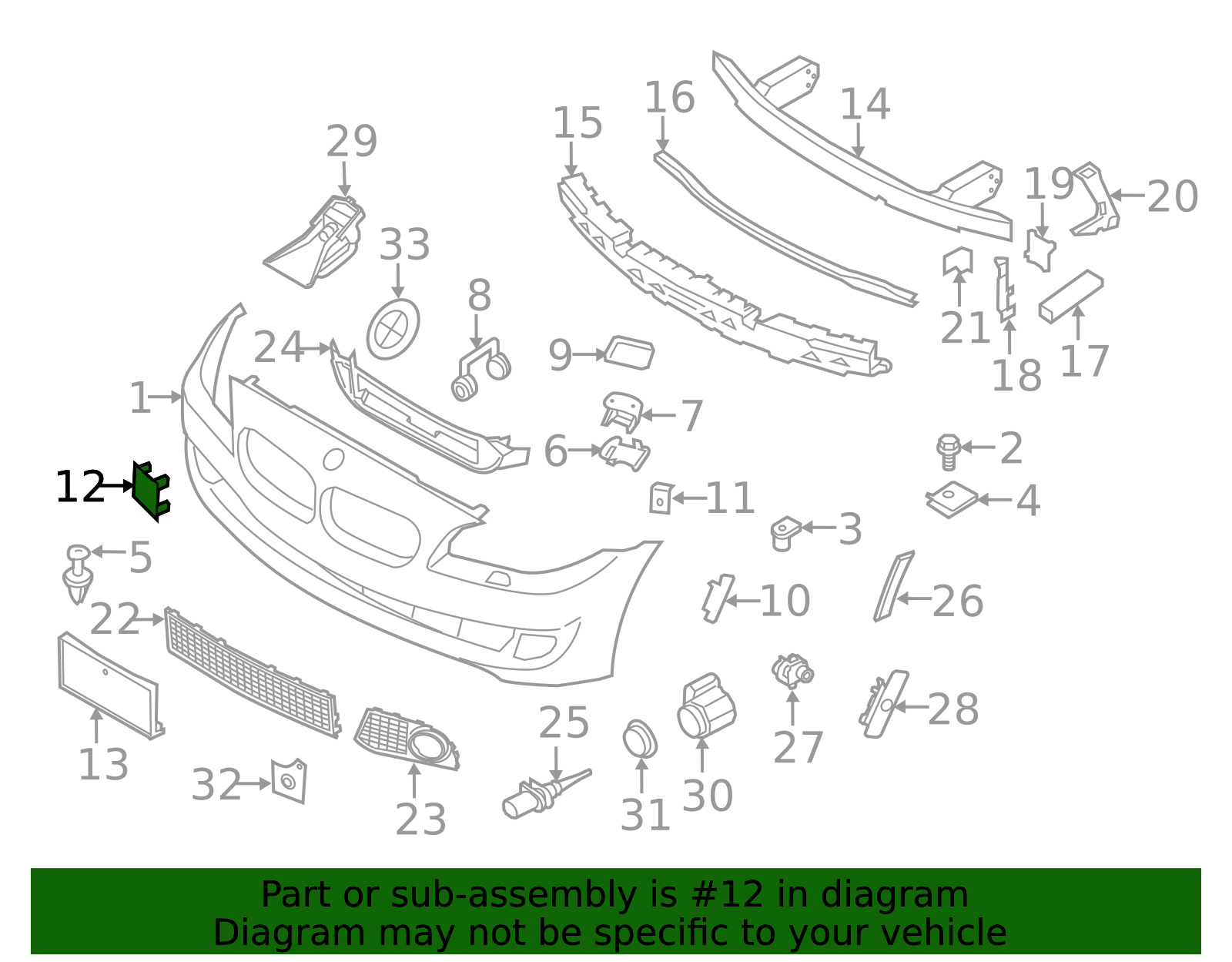 51-11-8-048-681 - High-Quality Tow Eye Cap for AutoNation Parts