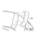 1VG40TZZAA - Exterior Ornamentation: Liftgate Spoiler for Fiat: 500 Image