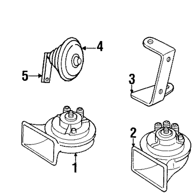 893951223 - Electrical: Horn for Audi Image