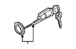 6905712400 - Electrical: Ignition Lock Cylinder for Toyota Image