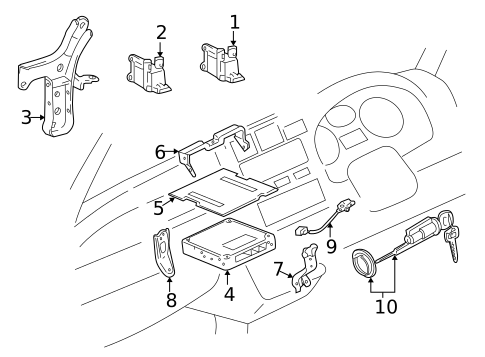 Ignition System for 1999 Toyota RAV4 #0