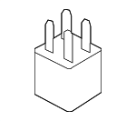 RLY2 - Electrical: Motorcraftâ„¢ Relay for Ford: Edge, Escape, Expedition, Explorer, F-150, F-250 Super Duty, F-350 Super Duty, F-450 Super Duty, Five Hundred, Flex, Fusion, Mustang, Police Interceptor Sedan, Police Interceptor Utility, Police Responder Hybrid, Ranger, Special Service Police Sedan, SSV Plug-In Hybrid, Taurus | Lincoln: MKS, MKT, MKX, MKZ, Navigator, Zephyr | Mercury: Mariner, Milan, Montego Image