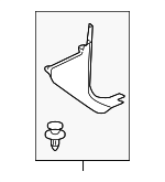 LR017954 - Body: Cowl Trim for Land Rover: LR3, LR4, Range Rover Sport Image