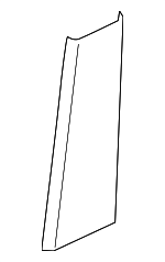 EMG500280PVJ - Body: Lower Center Pillar Trim for Land Rover: LR3, LR4 Image