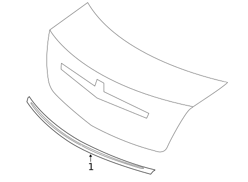 Spoiler for 2012 Lincoln MKS #0