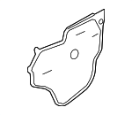 72321TG7A01 - Body: Water Deflector for Honda: Passport, Pilot, Ridgeline Image