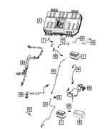 68521399AD - Electrical: Battery Positive Wiring for Chrysler: Pacifica, Voyager Image
