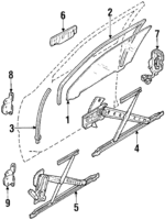 G06759560 - : Window Regulator for Mazda: 626 Image