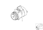64526910460 - Heater and Air Conditioning: Air Conditioning Compressor for BMW Image