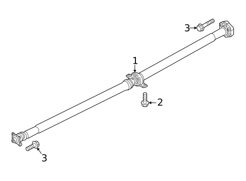 Drive Shaft for 2026 Hyundai Santa Cruz #0